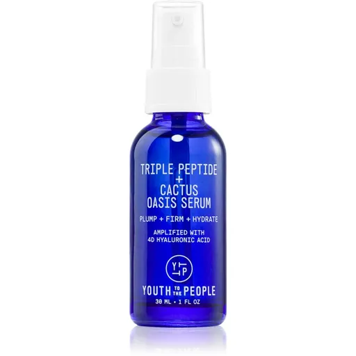 Youth To The People Oasis Triple Peptide + Cactus Serum ser facial pentru față și gât 30 ml