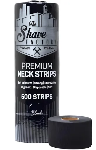 Set 5 Guler Frizerie Negru - Shave Factory - Premium Quality