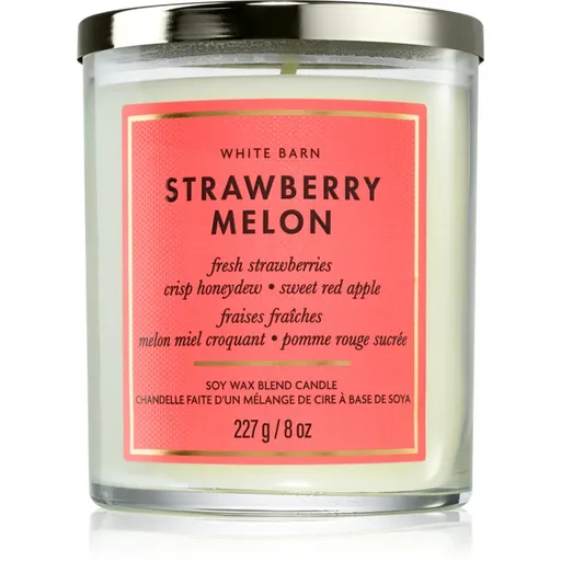 Bath & Body Works Strawberry Melon lumânare parfumată 227 g