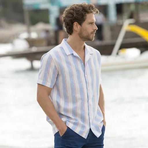 Cămașă cu guler bowling