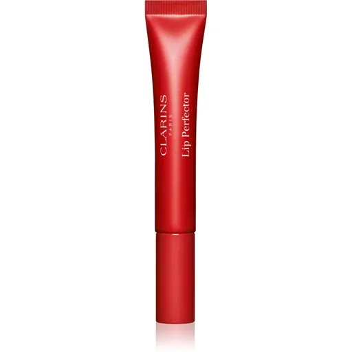 Clarins Lip Perfector Glow gloss buze stralucitor buze si obraz culoare 23 pomegranate glow 12 ml