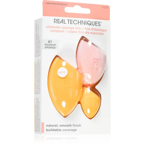 Real Techniques Ultimate Sponge Trio set aplicatoare