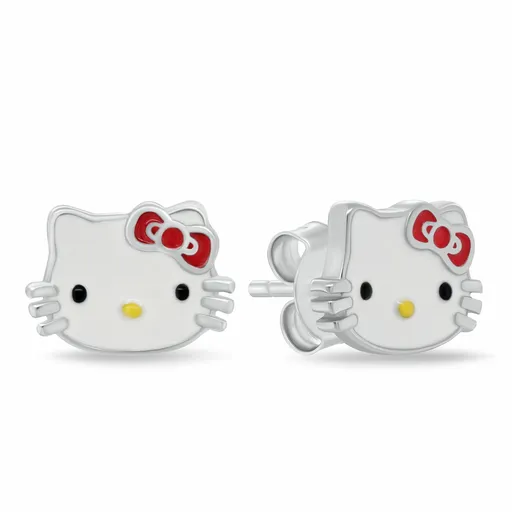 Brilio Silver Cercei stud din argint Hello Kitty EA1210W