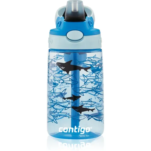 Contigo Easy Clean sticla pentru apa pentru copii Blue Sharks 420 ml