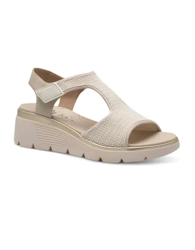 Sandale cu toc wedge Jana