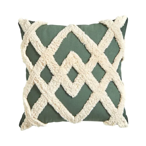 Pernă cu aplicație de blană