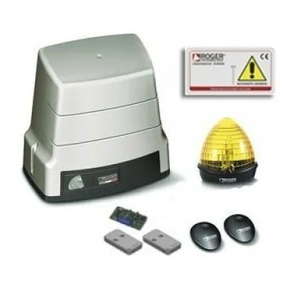 Kit automatizare poarta culisanta Roger Brushless BH30/605 alimentare 24V, limitator mecanic, utilizare intensiva