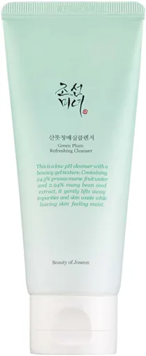 Beauty of Joseon Îngrijire spumantă pentru curățare, Green Plum (Refreshing Cleanser) 100 ml