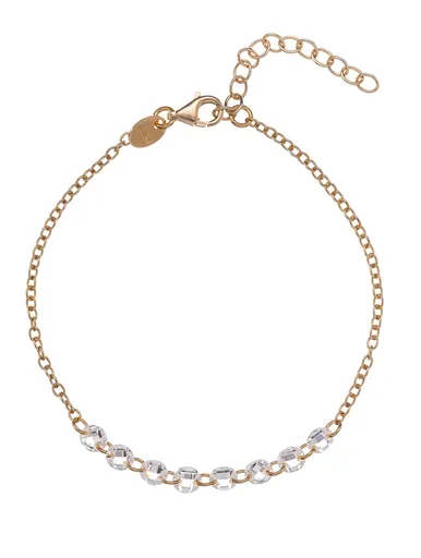 Alisia Brățară spectaculoasă placată cu aur, cu zirconii clare AL5057.01.000