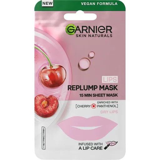 Garnier Mască de buze Naturals cutanate (Replump Mask) 5 g