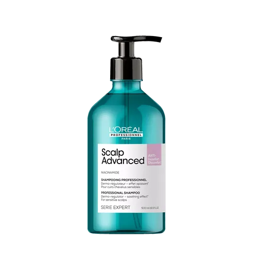 L'Oréal Professionnel Șampon pentru scalp sensibil Scalp Advanced Anti-Discomfort Dermo (Regulator Shampoo) 500 ml