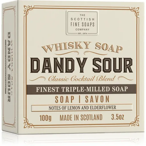 Scottish Fine Soaps Whisky Soap Dandy Soap săpun solid pentru curățare corp si fata 100 g
