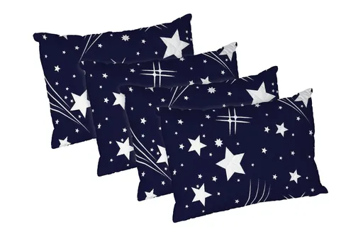 Set 4 perne Estrellas, microfibra matlasata, 50x70 cm