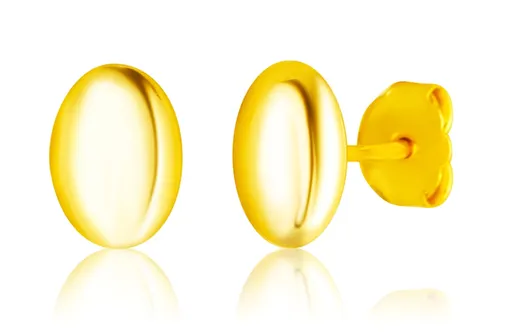 JVD Cercei ovali placați cu aur SVLE3267XF3GO00