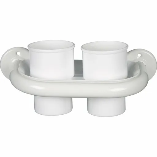 Suport de pahare AQUALINE 8007,  alb