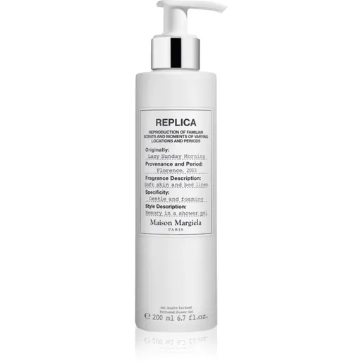 Maison Margiela REPLICA Lazy Sunday Morning gel de duș pentru femei 200 ml