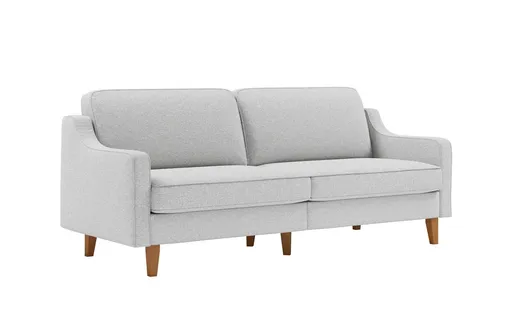 Canapea 3 locuri, Atelier del Sofa, 918CMF1160, Otel, Pietriș / Nuc