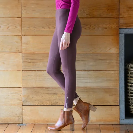 Jambiere cu fermoare și talie elastică