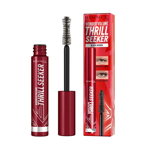 Rimmel Rimel de volum Wonder´Volume Thrill Seeker Pitch (Mascara) 8 ml Black Brown