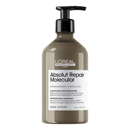 L'Oréal Professionnel Șampon pentru păr deteriorat Absolut Repair Molecular (Professional Shampoo) 500 ml