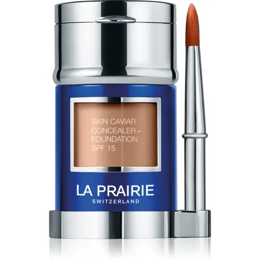 La Prairie Skin Caviar Concealer Foundation make-up si corector SPF 15 culoare NW-40 Almond Beige 30 ml