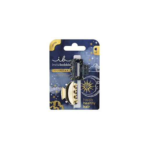 Invisibobble Agrafă de păr Clipstar S Eclipse Lunar Glam 2 buc
