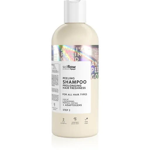 so!flow Peeling Shampoo Prolonging Hair Freshness sampon exfoliant pentru un scalp seboreic 400 ml