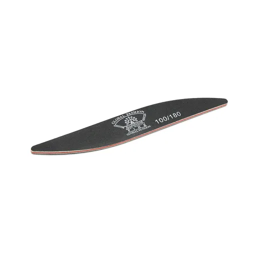 Pila unghii G11, Global Fashion, val, neagra, granulatie 100/180