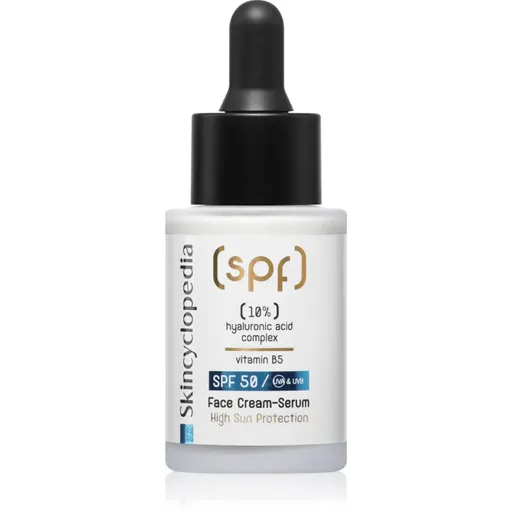Skincyclopedia 10% Hyaluronic Acid Complex + Vitamin B5 ser crema SPF 50 30 ml