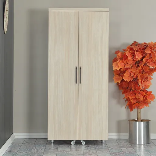 Dulap multifunctional, Hanah Home, Guzzo, 80x180x42 cm, Stejar deschis