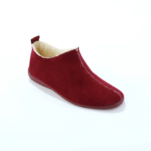 Papuci cu talpă înaltă din imitație de piele întoarsă