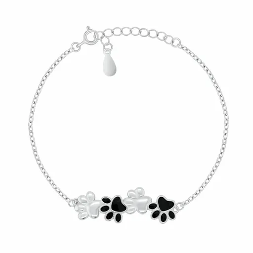 Brilio Silver Brățară drăguță din argint Bufniță BRC216W Lăbuțe BRC216W