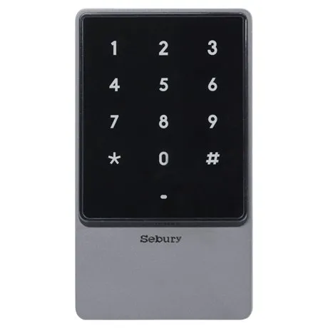 Controler stand-alone Sebury SEB-sTouch2, cu tastatura touch si cititor card EM 125kHz + Mifare 13.56MHz, carcasa antivandal