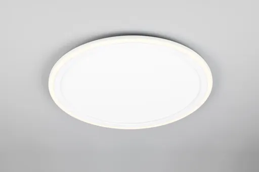 Plafoniera Cora, RL, 45x3 cm, 16W / 1.5W, 2x SMD, plastic, alb
