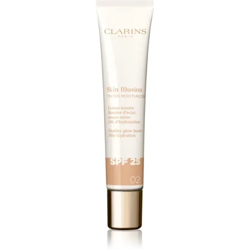 Clarins Skin Illusion Tinted Moisturizer crema tonifianta SPF 25 culoare 02.5 40 ml