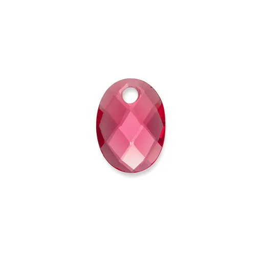 Sparkling Jewels Pandantiv oval din cuarț fucsia PENGEM51-MO