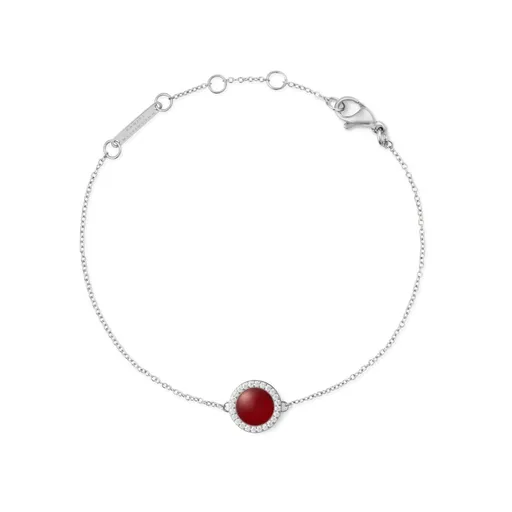 Daniel Wellington Brățară stilată cu agat și cristale DW00401434