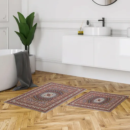 Set covorase de baie, L'essentiel Maison, Kt447, Multicolor