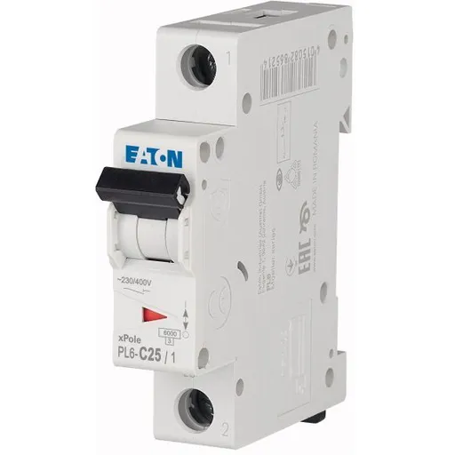 Siguranta automata 1P 25A Eaton PL6-C25/1 286535