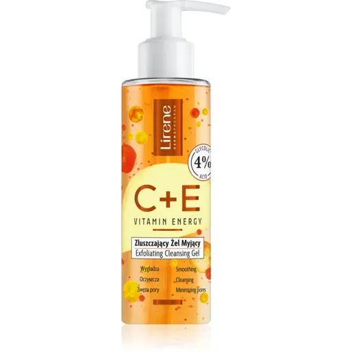 Lirene Vitamin Energy C+E gel exfoliant de curatare 150 ml