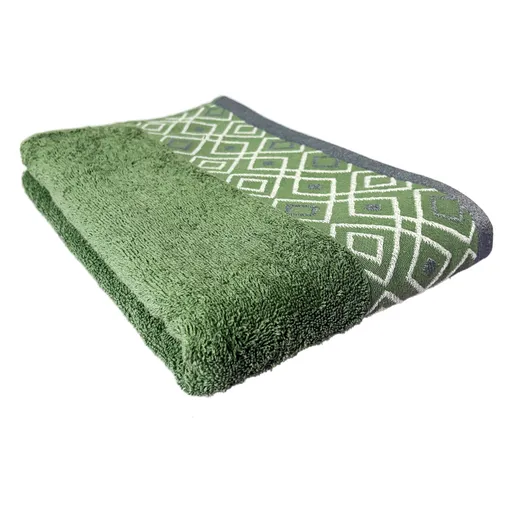 Prosop de baie Diamond, ET 2000 IMPEX, 70x130 cm, bumbac, verde