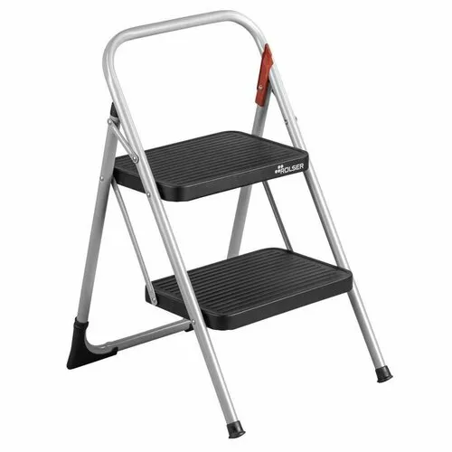 Trepte pliabile pentru uz profesional Rolser M10UNE, 2 trepte, argintiu, argintiu