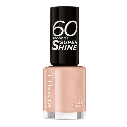 Rimmel Lac de unghii 60 Seconds Shine Super 8 ml 500 Caramel Cupcake