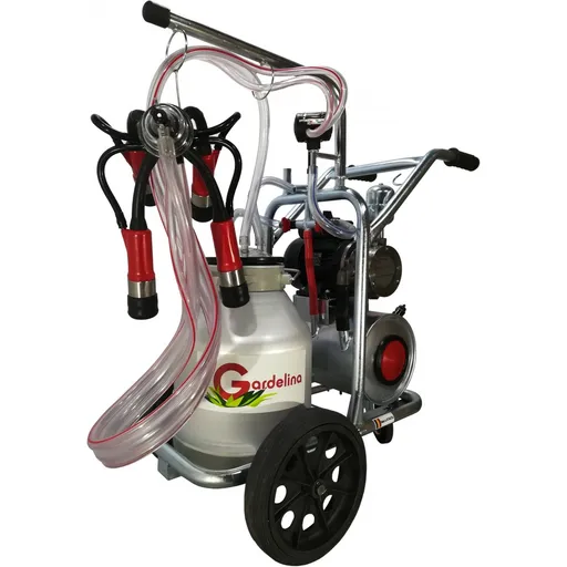 Aparat de muls Vaci Gardelina T130 AL PC, 30L aluminiu, 1 post, 180 l/min, 10 bovine pe ora