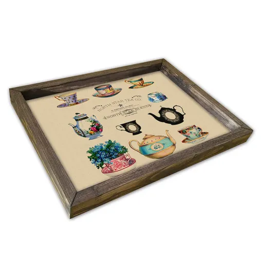 Tava pentru servire, AT-007, 30x40 cm, Multicolor