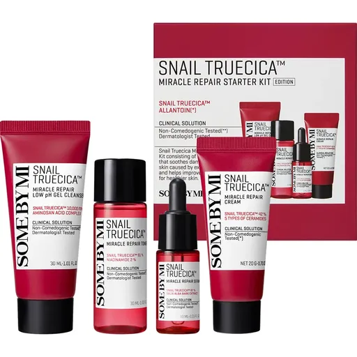 Some By Mi Snail Truecica Miracle Repair Starter Kit set cadou pentru piele sensibila predispusa la acnee