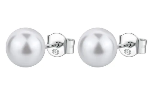 Brosway Cercei din argint cu perlă artificială Infinite White Fancy FIW143