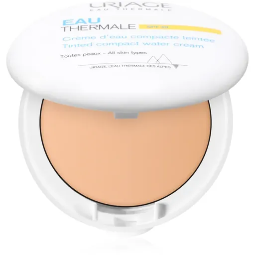 Uriage Eau Thermale Water Cream Tinted Compact SPF 30 pulbere catifelata pentru uniformizarea nuantei tenului 10 g