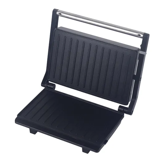 Sandwich maker grill Rosberg R51442J, 1300 W, Acoperire antiaderenta, Negru