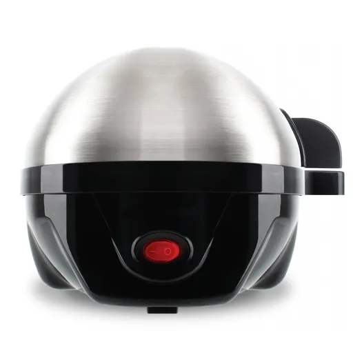 Aparat fierbere oua Rosberg R51982C, 350W, 7 oua, Oprire automata cu semnal, Otel inoxidabil, Negru/Inox